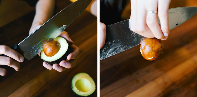 Removing an Avocado Pit