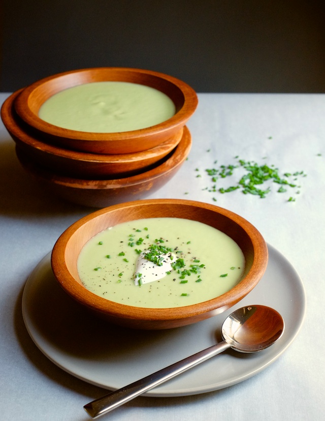 chilled avocado cucumber soup