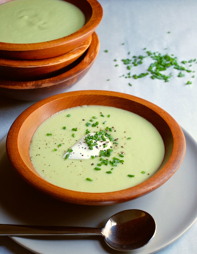 chilled avocado cucumber soup