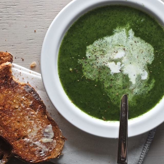 Green Soup With Cream
