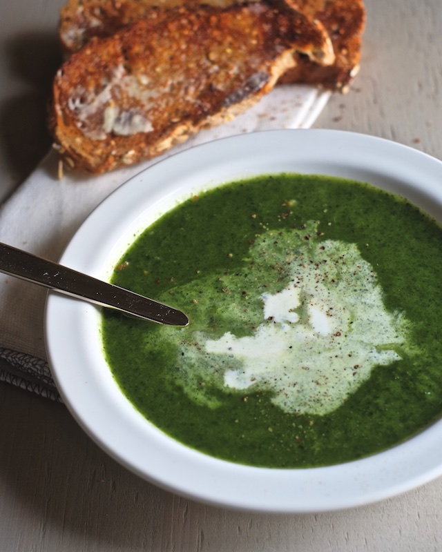 Green Soup With Cream