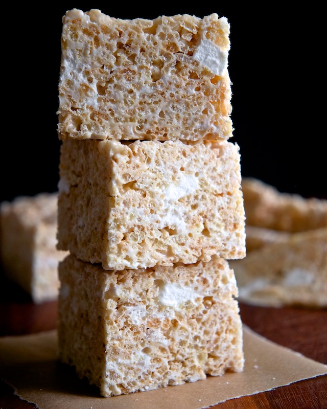 My Favorite Food Gifts to Make and Give - Brown Butter Vanilla Bean Crispy Treats